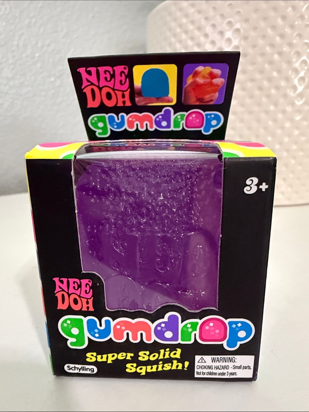 NeeDoh Gumdrop Super Solid Squish - Purple (AUTHENTIC)